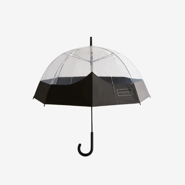 Good Neighbour Hunter Boots Transparent Moustache Bubble Umbrella (Black)