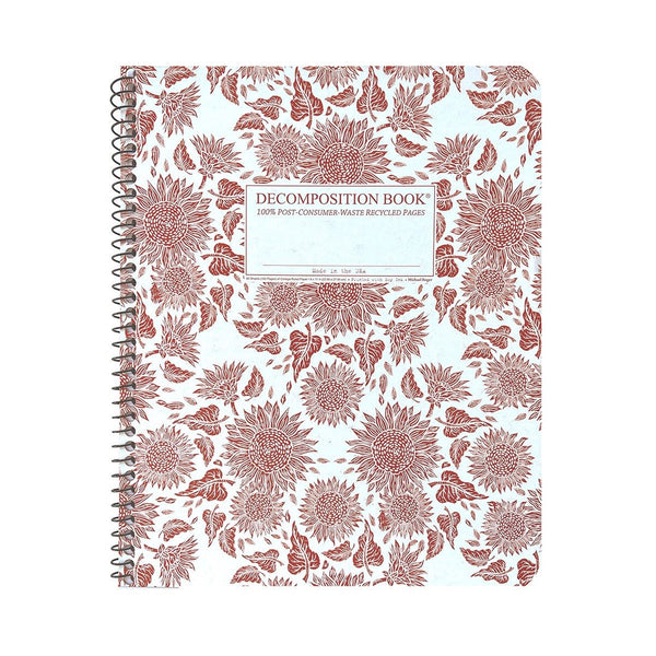 Good Neighbour Spiral Bound XL Recycled Notebook (Sunflower)