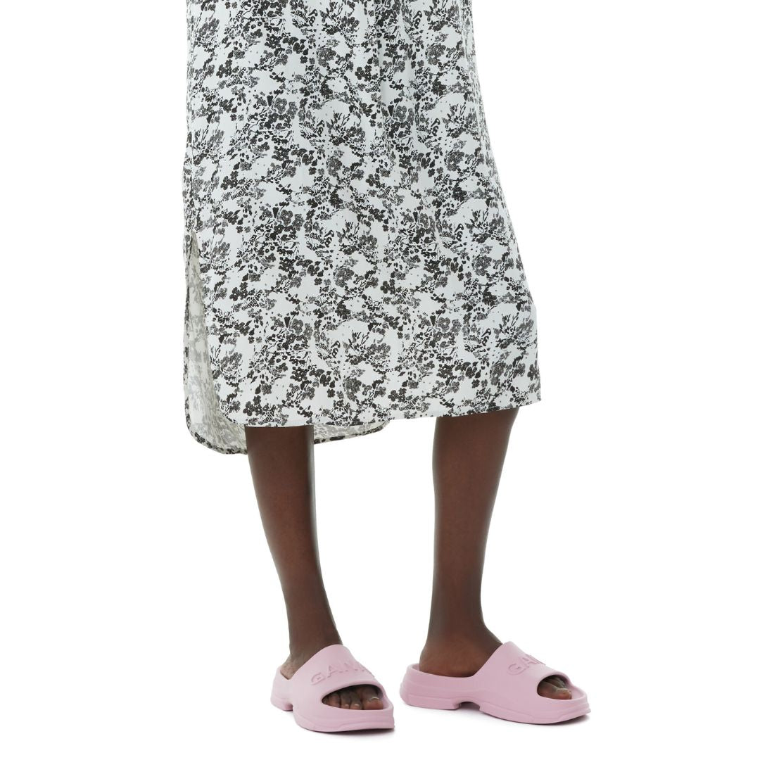 Good Neighbour | GANNI Pool Slide Sandals (Light Pink)
