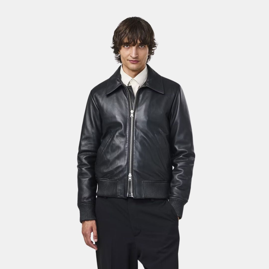 NN07 Florian 8254 Leather Jacket for Men | MR PORTER