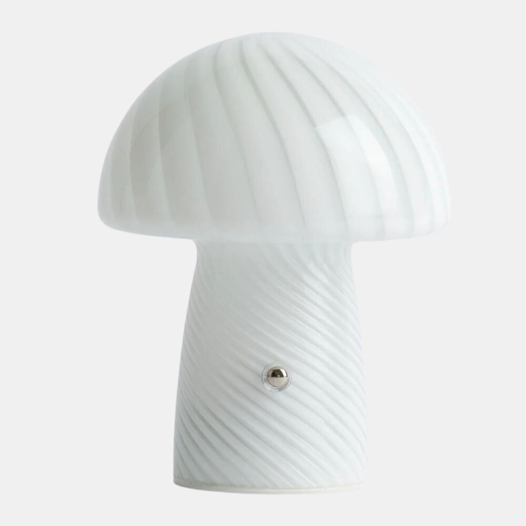 Mini Glass Mushroom Table Lamp - Thumbnail 2