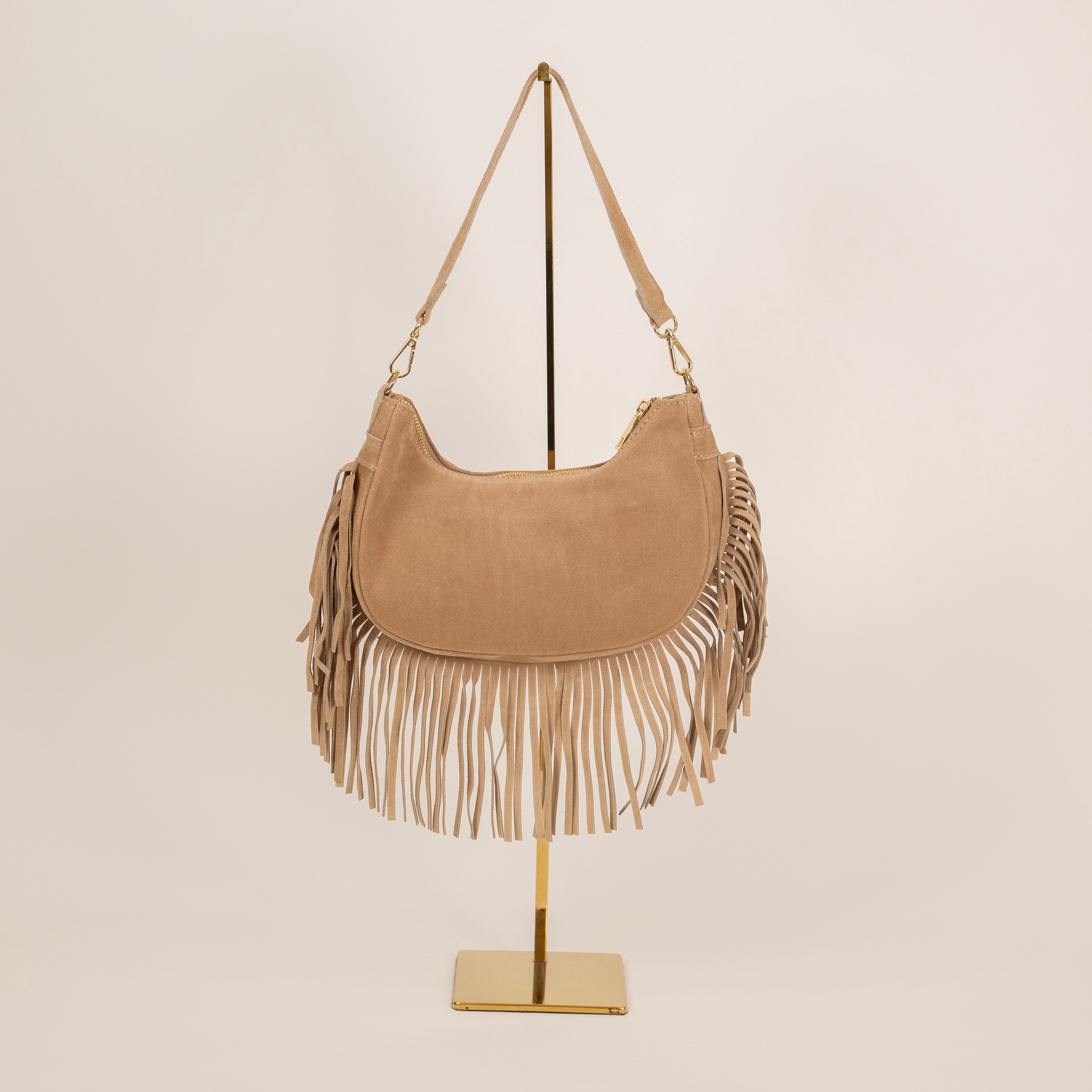 LEVAR ♥ Boho Suede Fringe Bag /追跡付 81Kg27Z8XXL.jpg