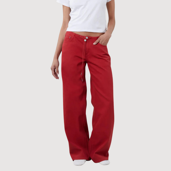 Good Neighbour | Still Here Cool Jeans (Brick Red)
