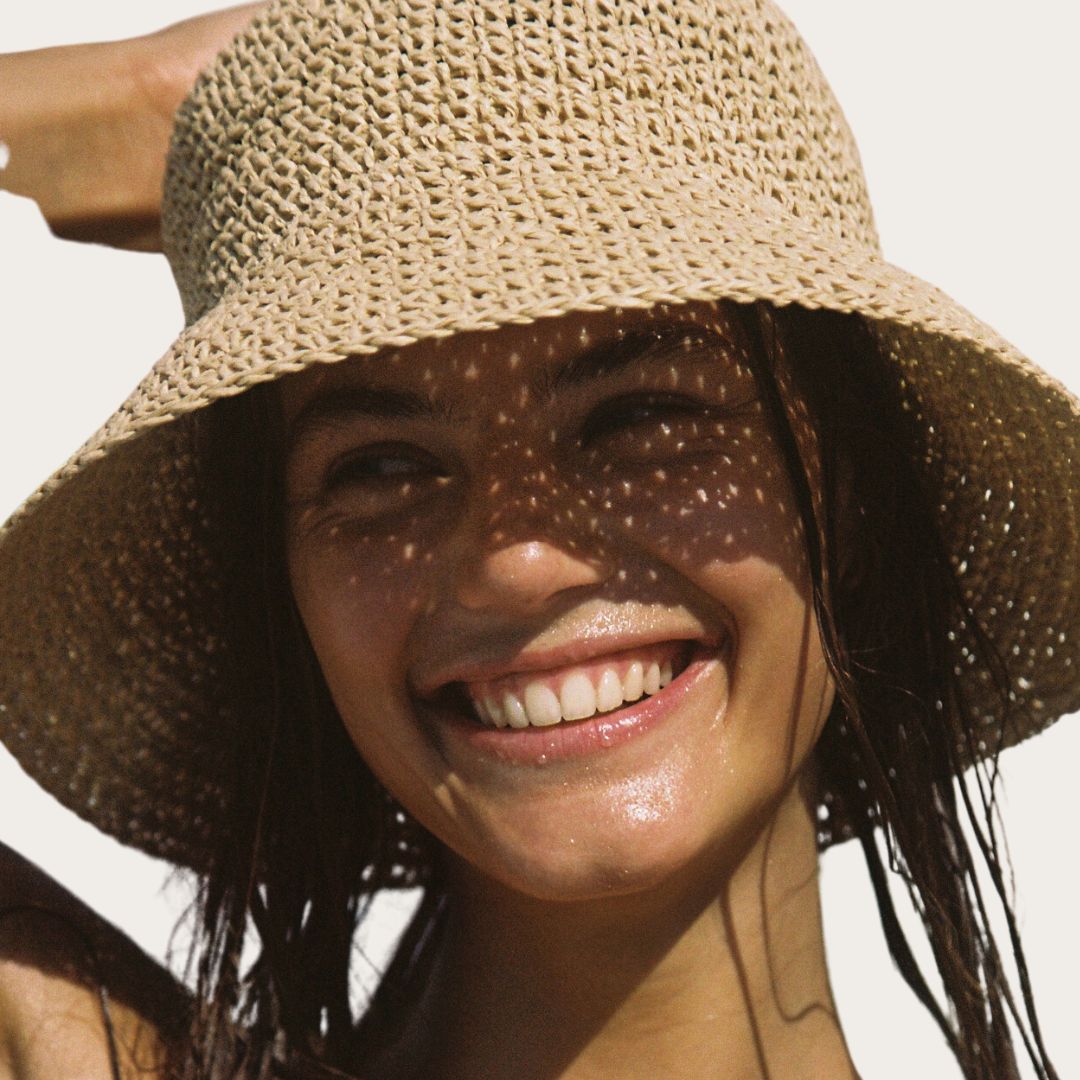 Good Neighbour Vitamin A Cannes Bucket Hat (Natural)