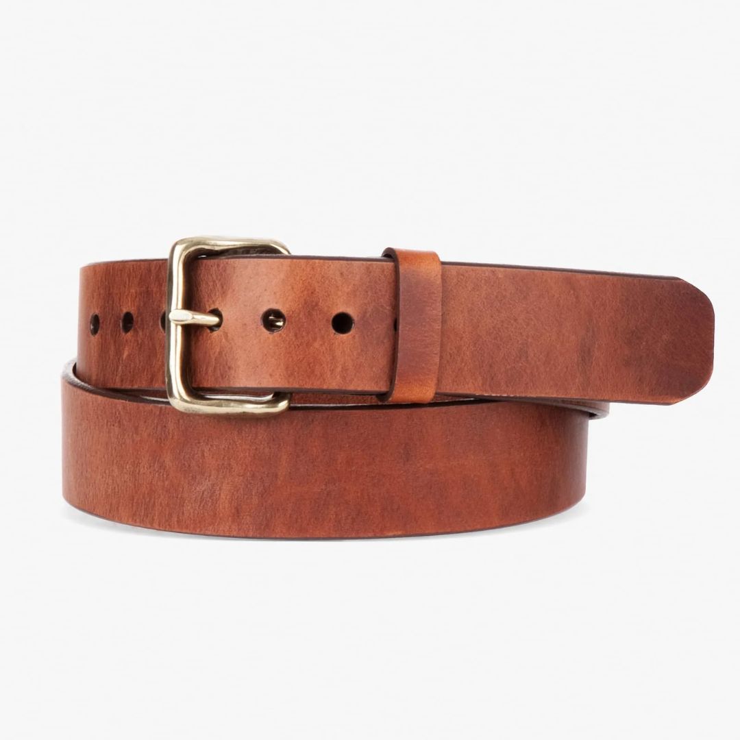 Good Neighbour Brave Leather Darren Belt (Brandy)