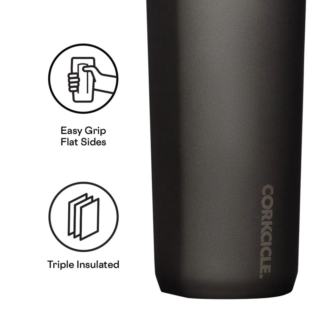 Tappo Ricambio Corkcicle Con Cannuccia Per Bottiglie 9oz, 16oz, 25oz - Nero Nuovo - Foto 2