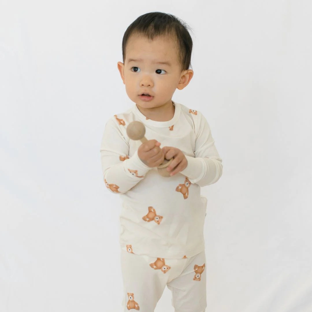 Bamboo Two Piece Pajamas | Midnight Lightning Bolt main image 0
