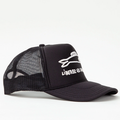 Clare V Liberez Les Sardines Black Trucker Hat NWT Clare V. Trucker Hat - Black/Cream Liberez Les Sardines  main image 3