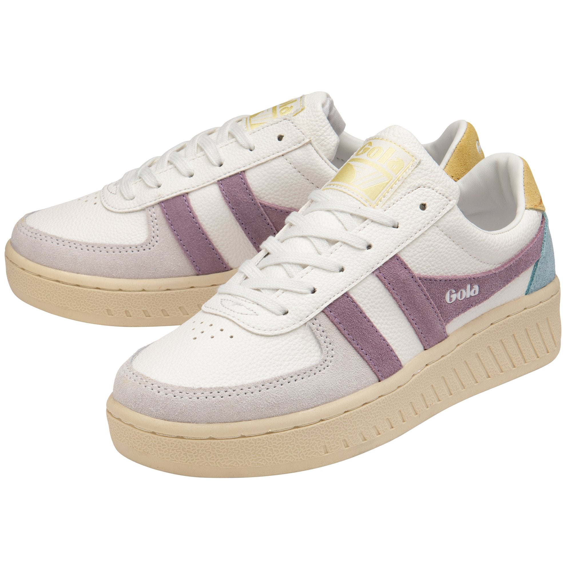 GrandSlam Trident Sneaker, White/Cameo/Lily main image 0