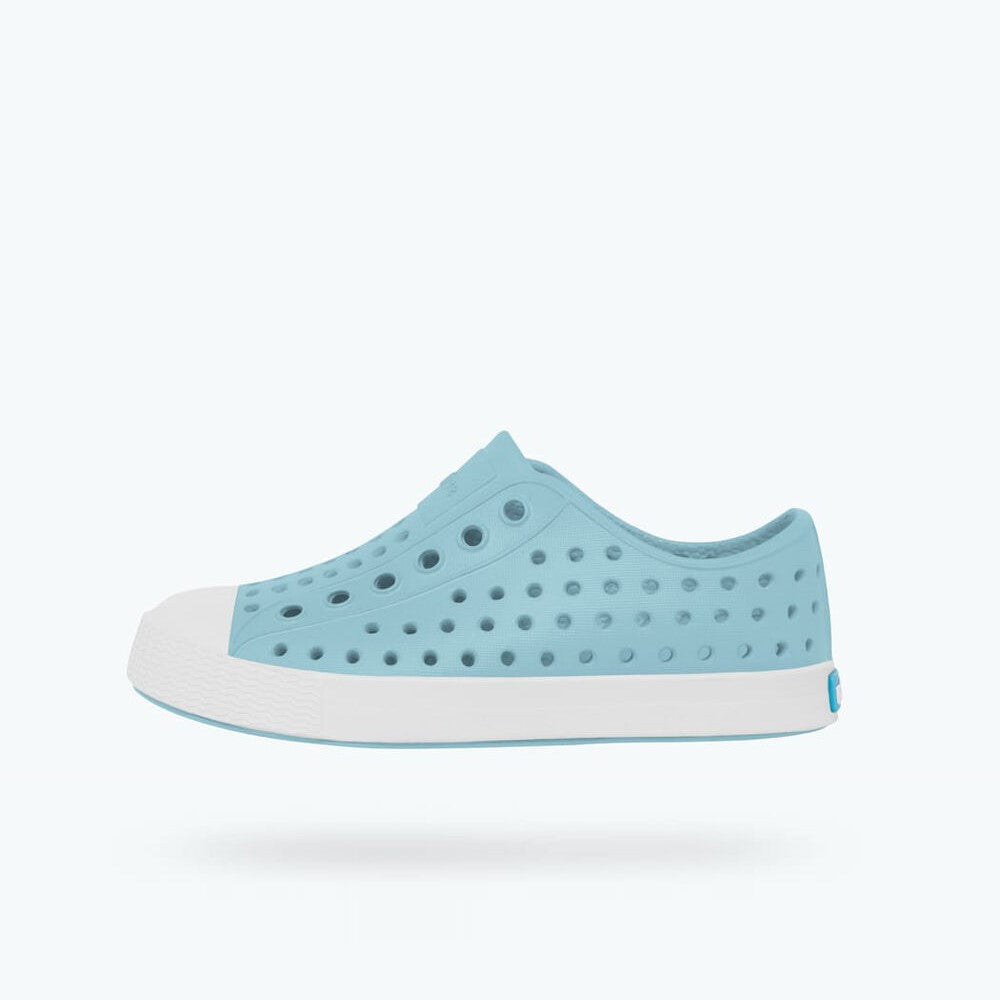 Native Jefferson Shoes - Sky Blue/Shell White Native Jefferson Shoes - Sky Blue/Shell White