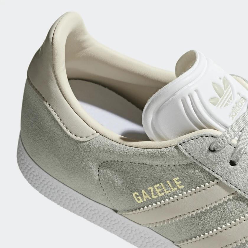 Good Neighbour | Adidas Gazelle Shoes (Ash Silver + Clear Brown +