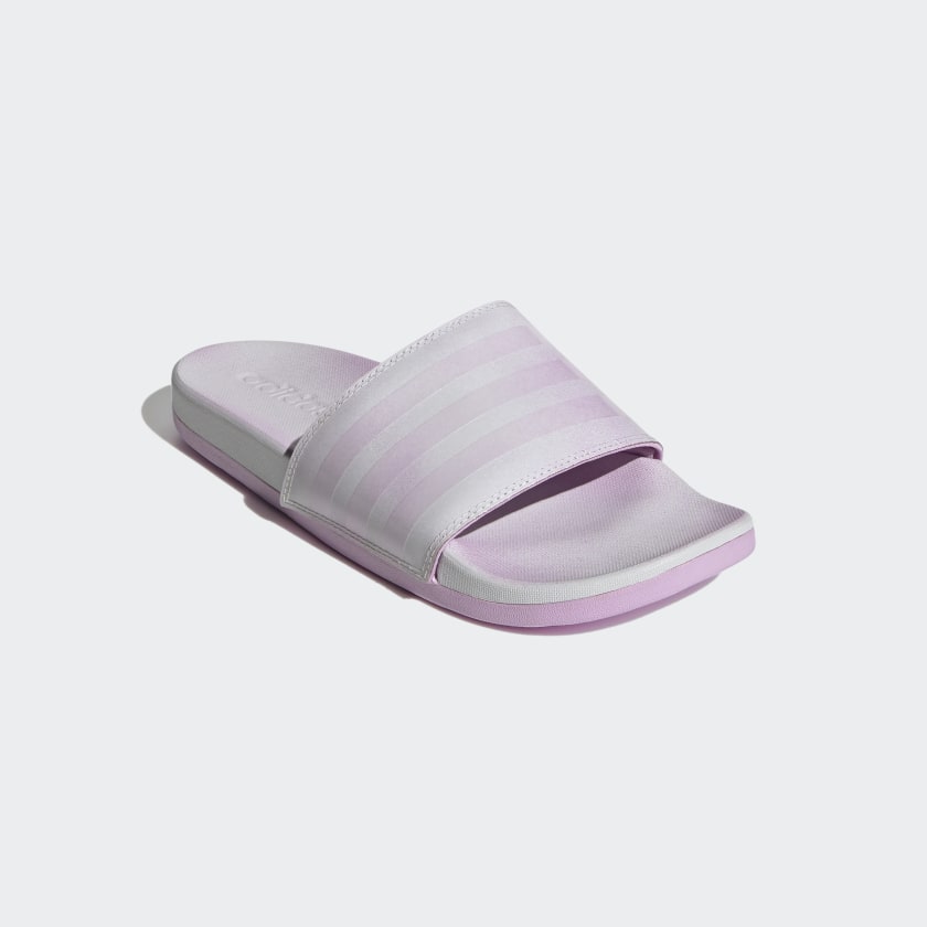 Adidas sliders lilac sales