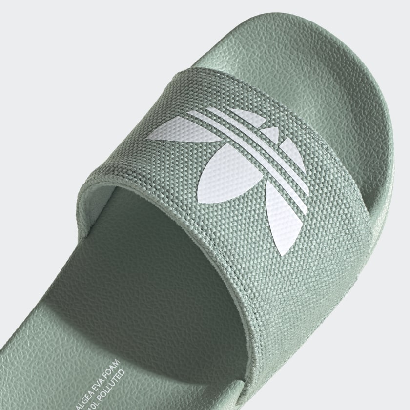Adilette deals hazy green