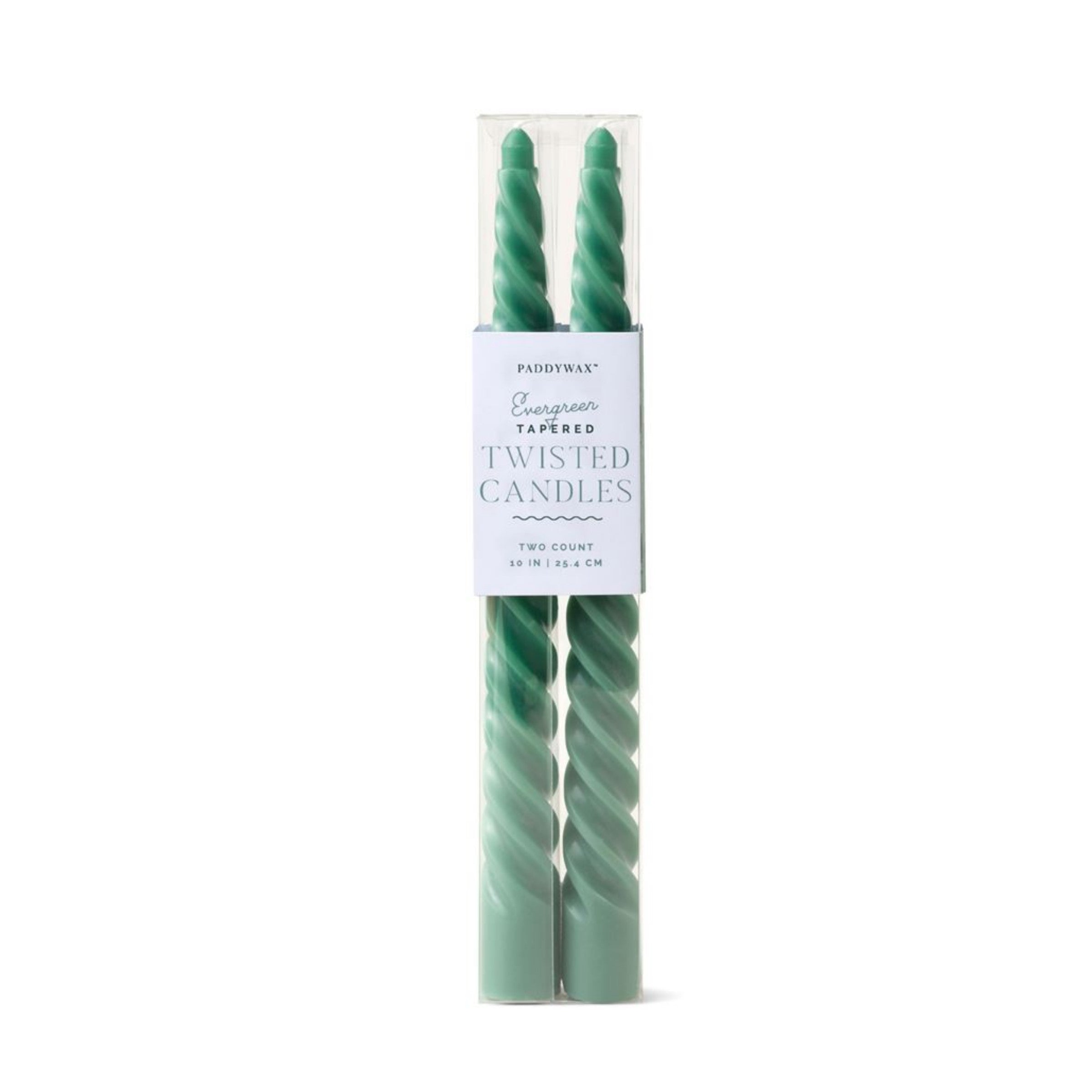 Good Neighbour Paddywax Evergreen Twisted Taper Candles (Cypress & Fir)