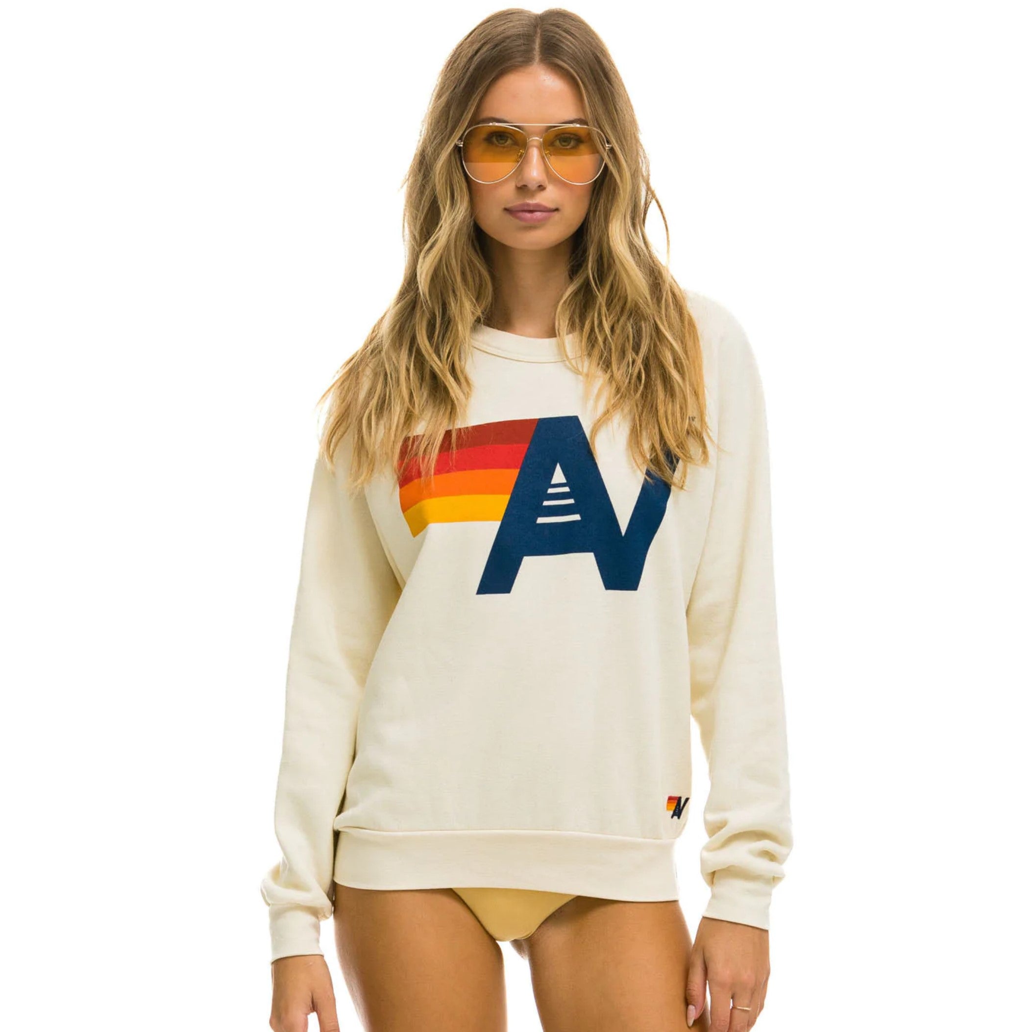 Aviator nation crew neck sweatshirt 2025