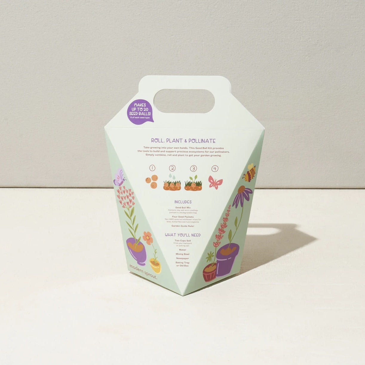 Good Neighbour Modern Sprout Seed Ball Kit (Wildflower Garden)