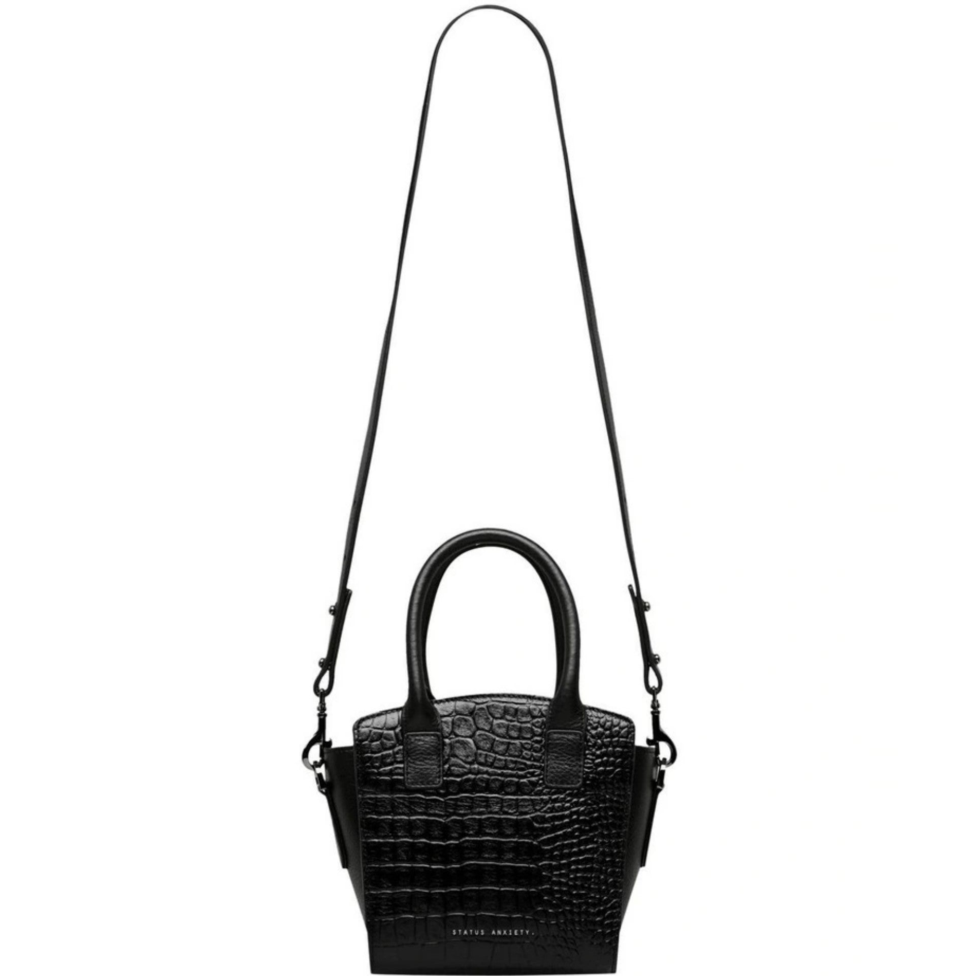 Good Neighbour Status Anxiety Worst Behind Us Crossbody Bag (Black