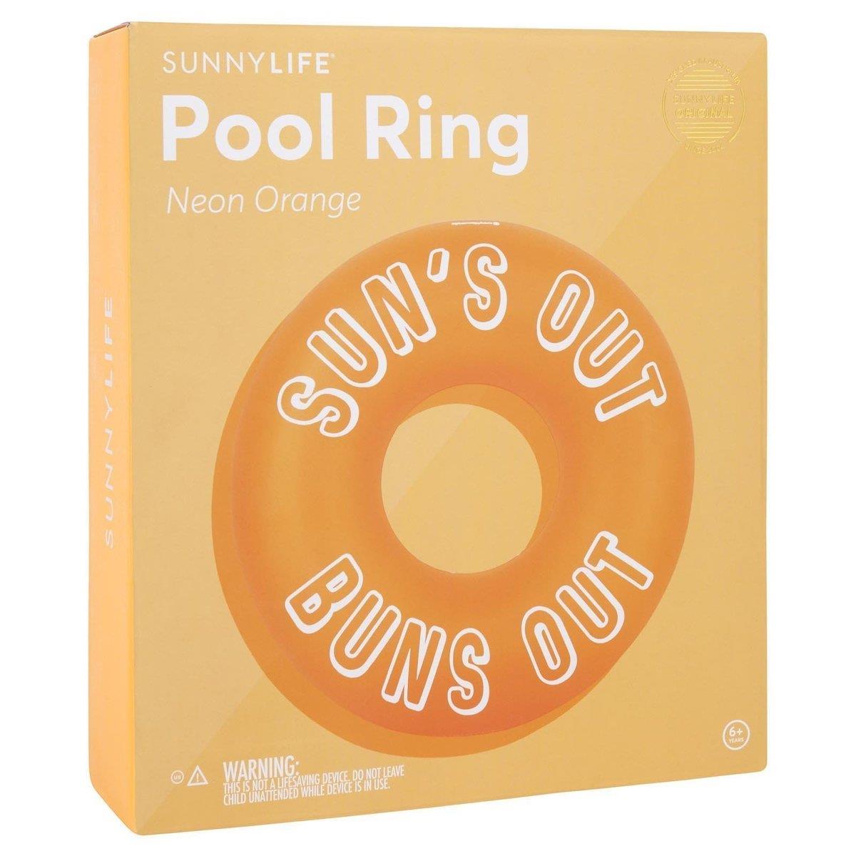 Good Neighbour | Sunnylife Pool Ring (Neon Orange)
