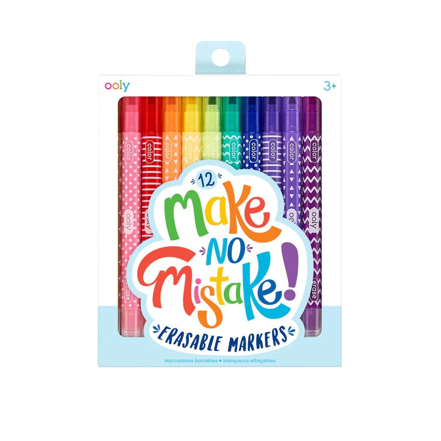 Good Neighbour | Ooly Make No Mistake! Erasable Markers (Set of 12)