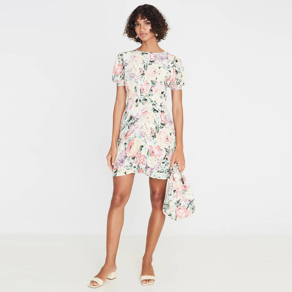 faithfull the brand sidonie mini dress FAITHFULL Sidonie Mini Dress in Venissa Floral