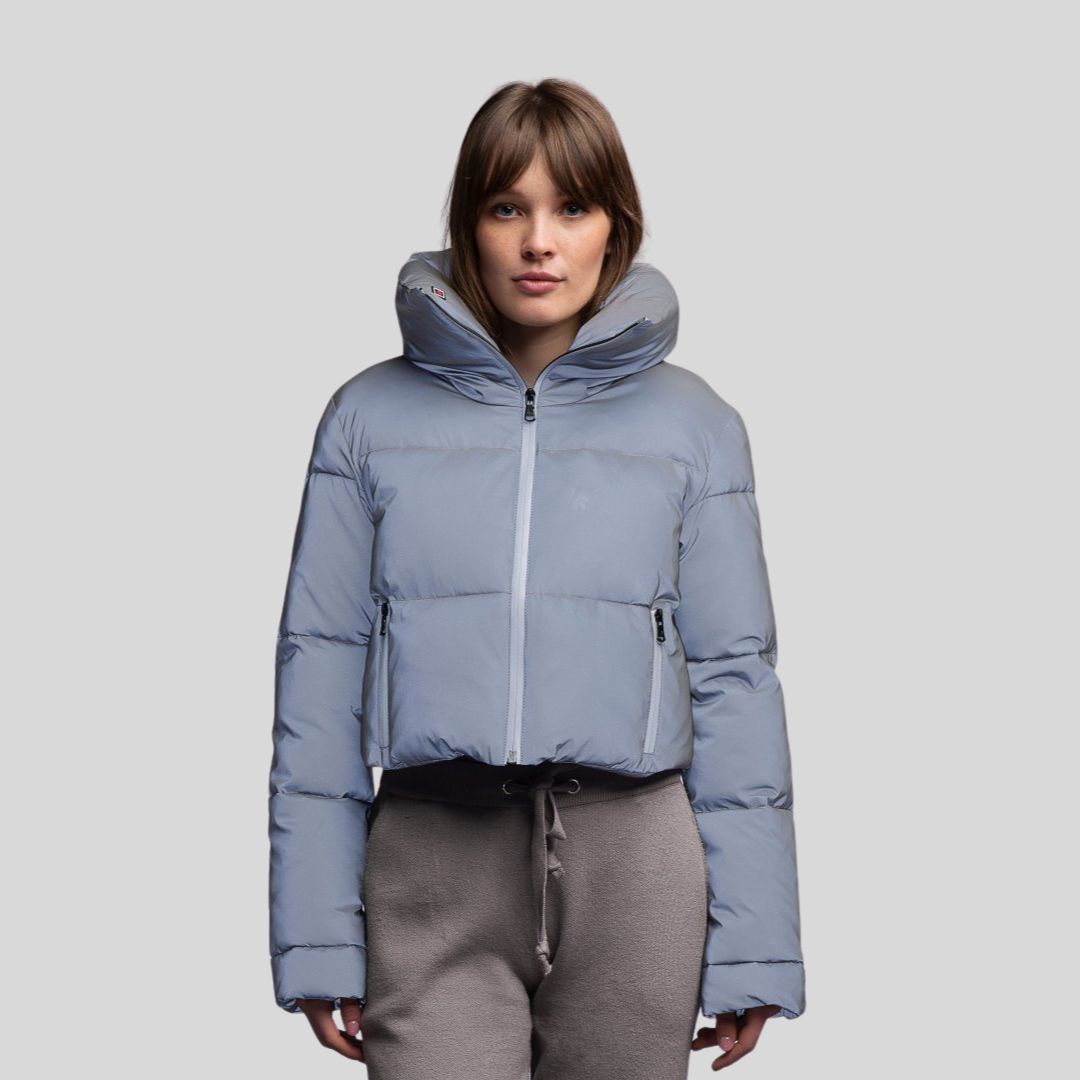 Mia Reflective Jacket Light Grey
